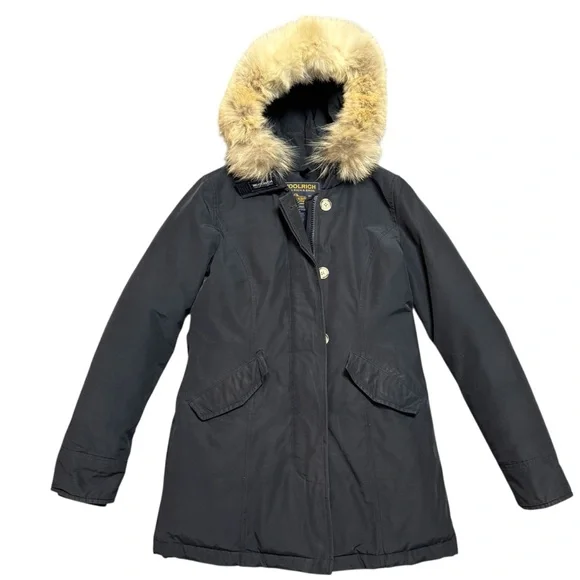 WOOLRICH Arctic Parka in Urban Touch with Detachable Fur size Small - Picture 6 of 16